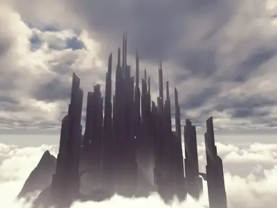 God Medieval Castle 3D model