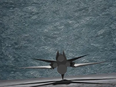 Sparrow MK1 Low-poly 3D model