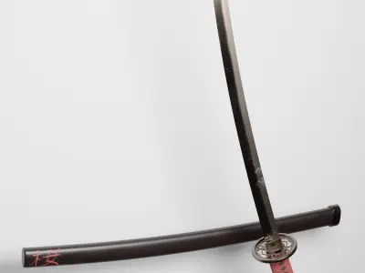 Katana - Sakura Free 3D model