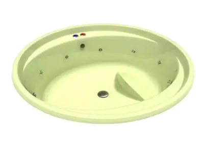 Bath Tub With Jets 3D model