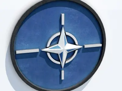 Nato Plate Low-poly 3D model
