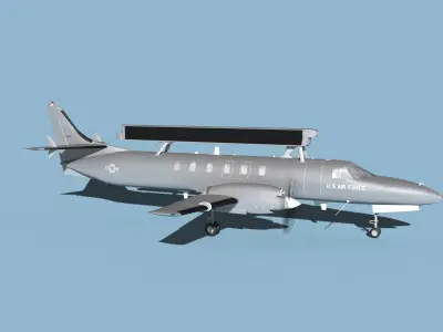 Swearingen RC-26 Condor V01 US Air Force 3D model