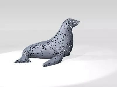 Seal Voronoi 3D model