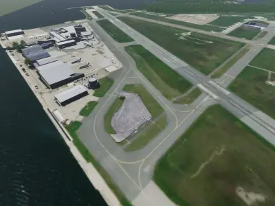 Billy Bishop Toronto City Airport 3D model