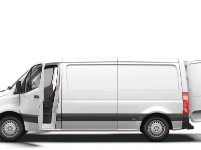 Freightliner Sprinter L2H1 FWD HQ Interior 2024 3D model