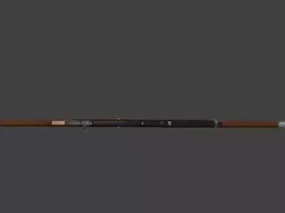 Mauser modelo 1909 Low poly Low-poly 3D model