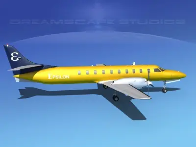 Swearingen SA226 Metroliner Epsilon Air 3D model