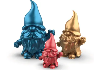 Gnome Figure - 3D Gnome Home - Garden Decor 3D print model