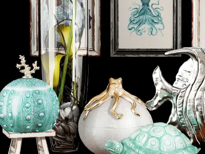 Decor set 46 3D model