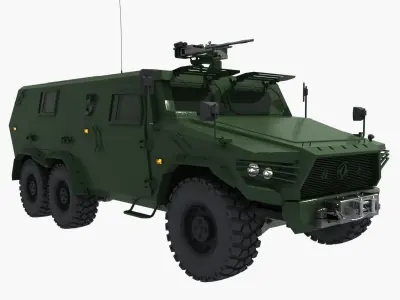 Chinese military vehicle 1 3D model