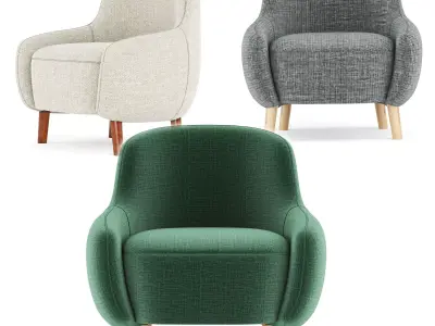 Armchair Ansil 3D model