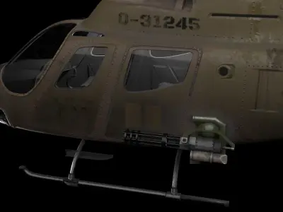 AW119 Koala helicopter military Low-poly 3D model