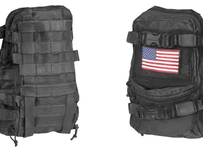 GMR MINIMAP BACKPACK Low-poly 3D model