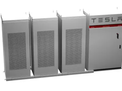 Tesla Storage System 3D model