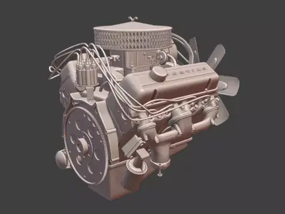 engine 3d model 3D model
