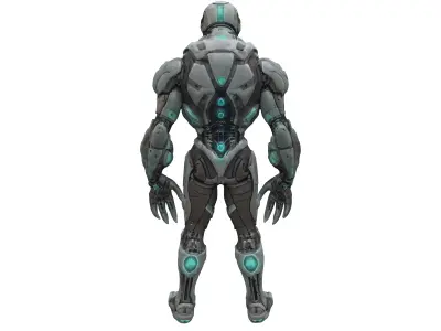 scifi morph cyborg dead space extremely detailed ultrarealist... 3D model