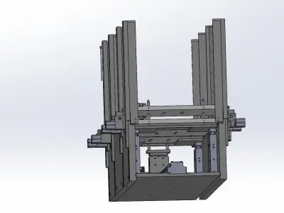 Automatic tray stacking feeding machine 3D model