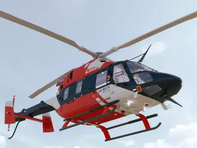 Helicopters Ansat Aurus   3D model