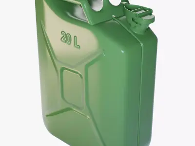 Jerry Can Metal Gas 3D model
