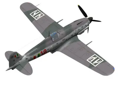 Macchi MC205 Veltro 3D model