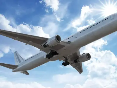 Boeing 767-400 3D model