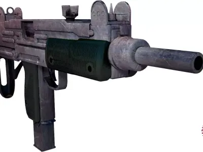 UZI MP-2 3D model