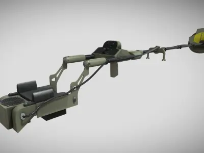 Mine Sweeper - AN PSS-14 Low-poly 3D model