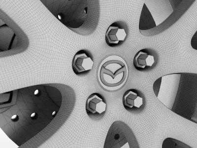 Mazda Cx-7 Wheel 3D model