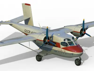 Antonov An-14 Pchelka 3D model