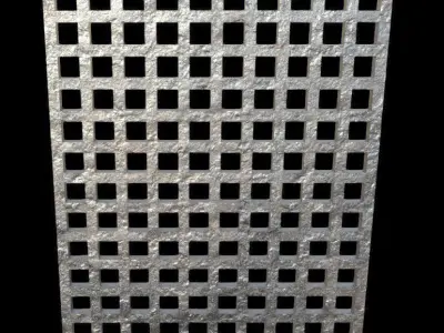 Fort Gate - PBR - Textured Low-poly 3D model