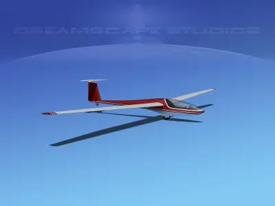 DG-400 15-Metre Motorglider V10 3D model
