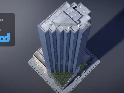 Trump Tower 3D model