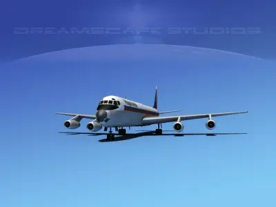 Douglas DC-8-63 Philipine Airlines 3D model