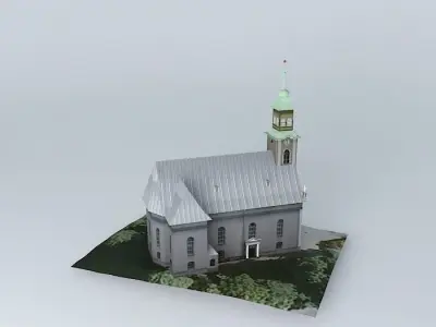 Evangelical church Bystrice nad Olsi Free 3D model