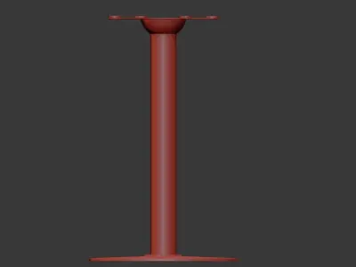 Table leg Free 3D model