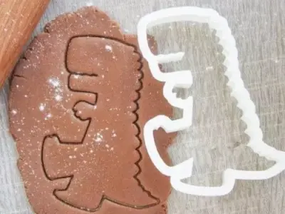 Dinosaur TREX 2 cookie cutter for professional Free 3D print model