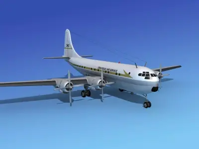 Boeing 377 Strategic Air Services 3D model