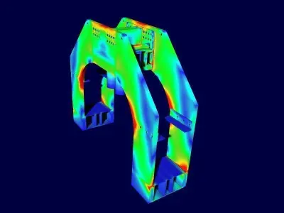 Suspension Bridge Cable-Deck Connection Free 3D model