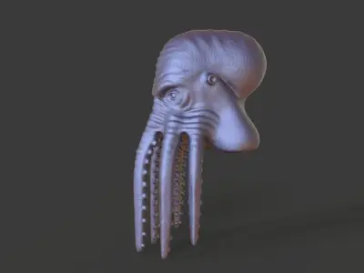 HEAD-R8 high poly sculpt 3D model