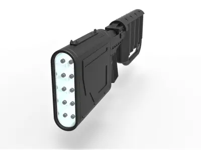 EMP rifle from the movie Dark Knight rises 3D model