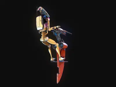 Stap Custom Build Star Wars 3D model