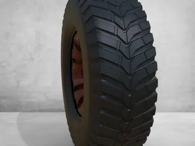 OFF ROAD TYRE Free 3D model
