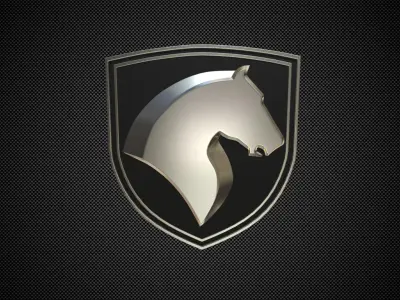 Khodro logo 3D model