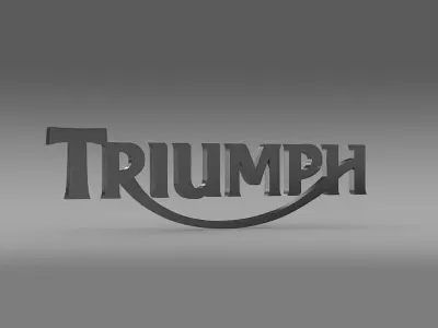 Triumph 3d Logo 3D model