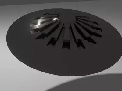 Mysterious UFO craft  3D model