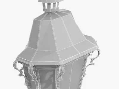 Classic Facade lantern 2 3D model
