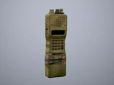 PRC-152 Military Radio Low-poly 3D model