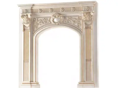 Arched doorway Arch in classic style 3D model