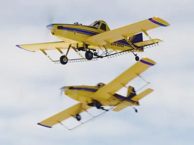 Crop Duster Plane 3D model