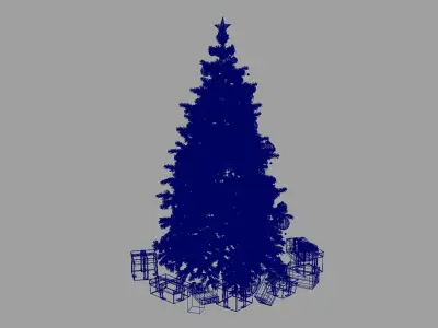 Christmas Tree with Gifts 3D model get